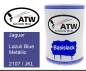 Preview: Jaguar, Lazuli Blue Metallic, 2107 / JKL: 500ml Lackdose, von ATW Autoteile West.